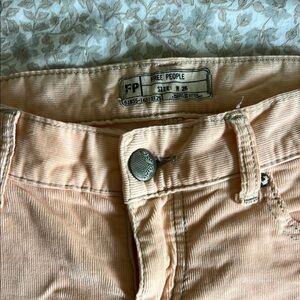 Free People Light Peach Jeans